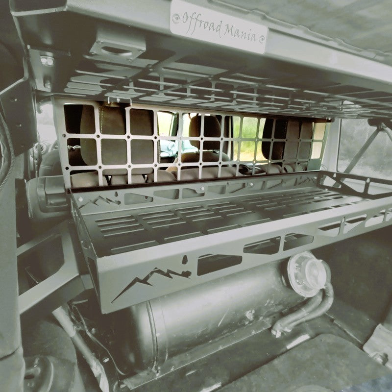 Cloison de séparation cargo – Jeep Wrangler JL / JLU (4 portes uniquement)