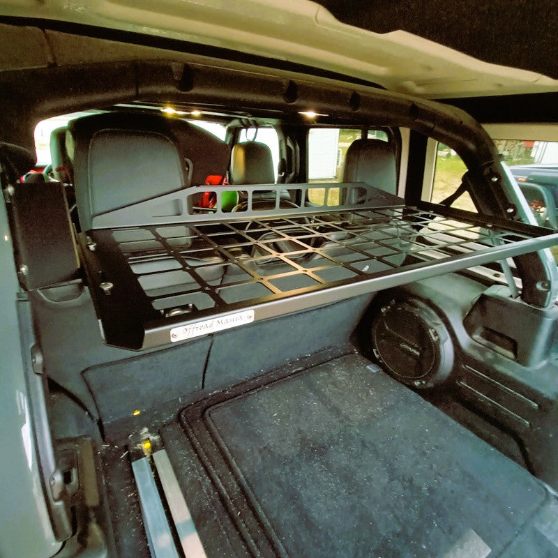 Étagère de plafond expédition – Jeep Wrangler JL / JLU (4 portes uniquement)