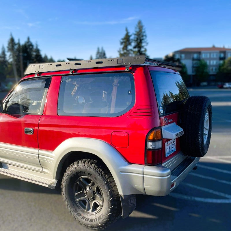 Galerie de Toit Aluminium – Toyota Land Cruiser 90/95 (1996–2002) – Version 3 Portes