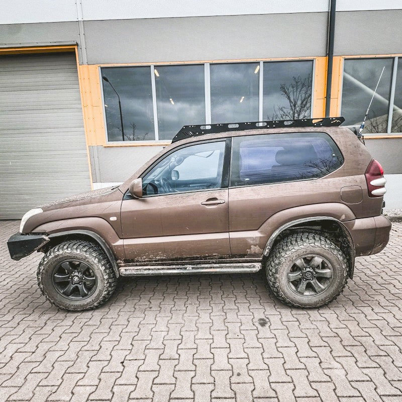 Galerie de Toit Aluminium – Toyota Land Cruiser 120 (2002–2009) – Version 3 Portes