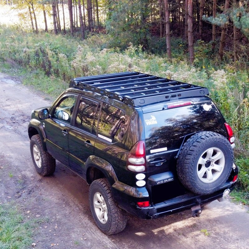 Galerie de Toit Aluminium – Toyota Land Cruiser 120 (2002–2009) – Version 5 Portes