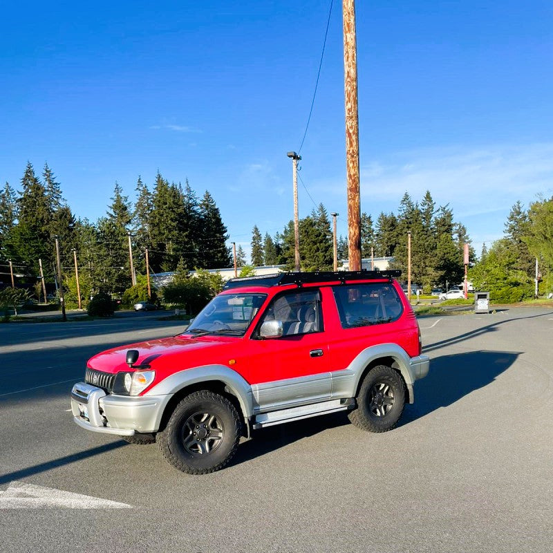 Galerie de Toit Aluminium – Toyota Land Cruiser 90/95 (1996–2002) – Version 3 Portes