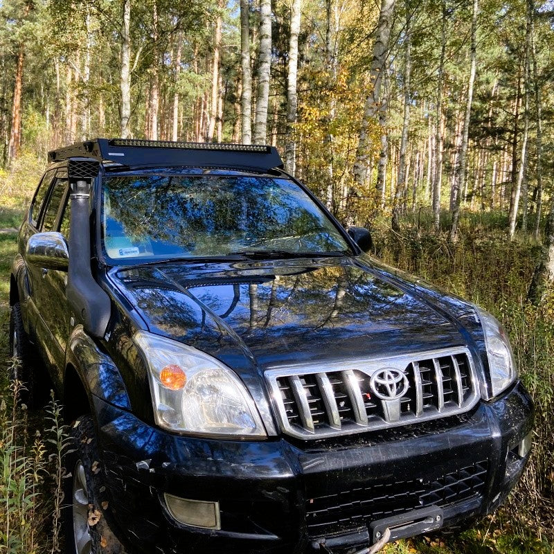 Galerie de Toit Aluminium – Toyota Land Cruiser 120 (2002–2009) – Version 5 Portes